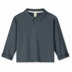 Discount Gray Label Polo Coton Bio | Bleu gris