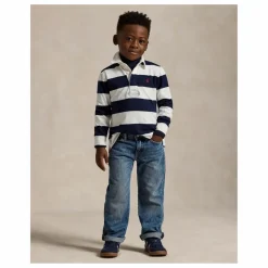 Ralph Lauren Polo Manches Longues Rugby Rayé | Bleu marine Online