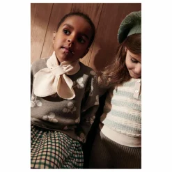 Enfant FUB Blouses, T-Shirts|Polo Pointelle Maille Extra Fine Laine Mérinos |