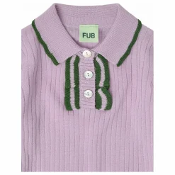 Enfant FUB Polo Volants Maille Fine Laine de Mérinos |
