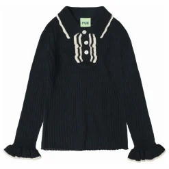 Enfant FUB Blouses, T-Shirts|Polo Volants Maille Fine Laine de Mérinos |