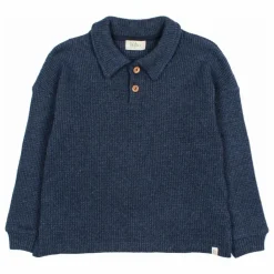 Búho Polo Waffle | Bleu marine Clearance