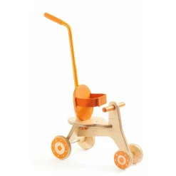 Hot Djeco POMEA - Tricycle pour poupée | Orange