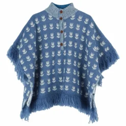 Enfant Emile et Ida Pulls, Gilets|Poncho Tulipes Laine |