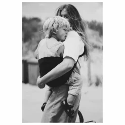 Wildride Porte-bébé en velours côtelé | Noir