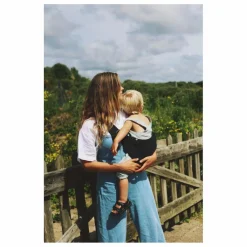 Wildride Porte-bébé en velours côtelé | Noir