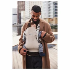 BabyBjörn Porte-bébé Harmony en jersey tissé chiné | Beige Clearance