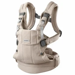 BabyBjörn Porte-bébé Harmony en jersey tissé chiné | Beige Clearance