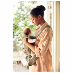 BabyBjörn Porte-bébé Mini en coton | Vert foncé Discount