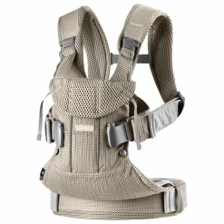 BabyBjörn Porte-bébé One Air en mesh | Grège Hot