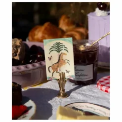 Doing Goods Vases, Objets Déco|Porte-carte en laiton mat Jana Hand |