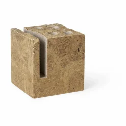 Ferm Living Porte-crayons Klint en travertin |