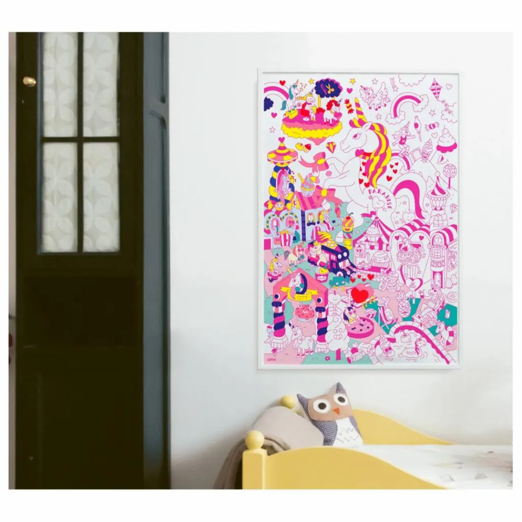 Omy Loisirs Créatifs|Poster à colorier Lily |