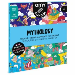 Omy Poster avec stickers Mythology