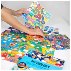 Omy Poster avec stickers Mythology