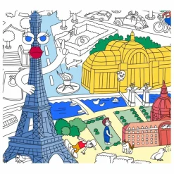 Discount Omy Poster Géant Paris Blanc