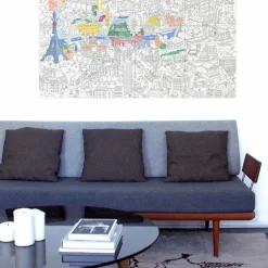 Discount Omy Poster Géant Paris Blanc