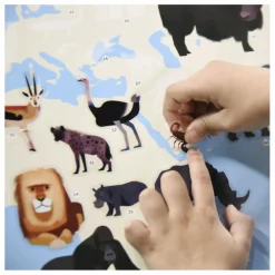 Best Poppik Poster sticker Animaux Multicolore