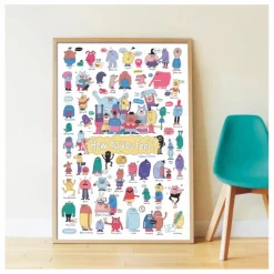 Poppik Loisirs Créatifs|Poster sticker Emotions