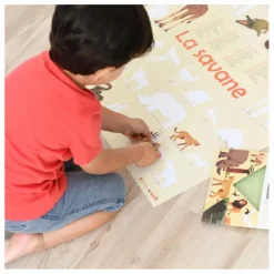 Poppik Poster sticker Savane