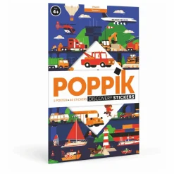 New Poppik Poster sticker Vroom Multicolore