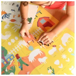 Poppik Poster stickers La ferme Multicolore Clearance