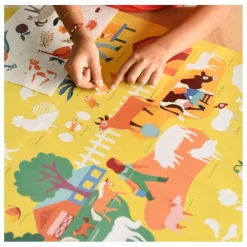 Poppik Poster stickers La ferme Multicolore Clearance