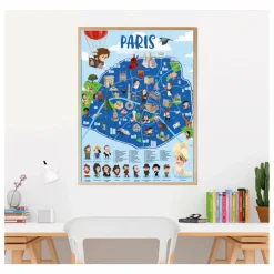 Poppik Poster stickers Paris Multicolore Online