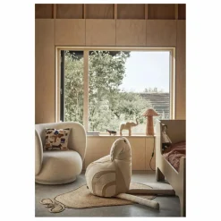 Ferm Living Kids Pouf Birdy | Blanc cassé