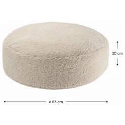 Clearance Wigiwama Pouf en teddy | Beige