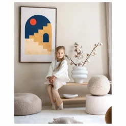 Sale Wigiwama Pouf en teddy | Ecru