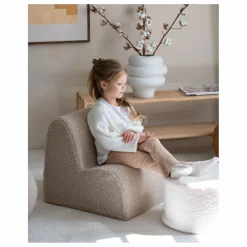 Sale Wigiwama Pouf en teddy | Ecru