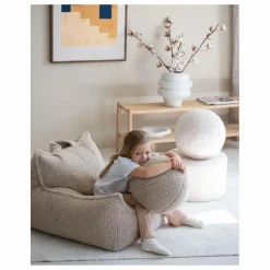 Sale Wigiwama Pouf en teddy | Ecru