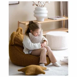 Sale Wigiwama Pouf en teddy | Ecru