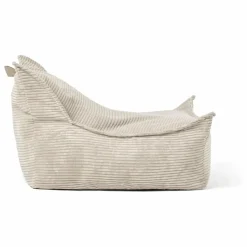 Kid's Concept Pouf en velours côtelé | Beige