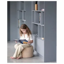 Enfant Wigiwama Matelas De Sol, Poufs Enfant|Pouf en velours côtelé |