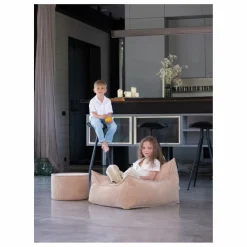 Enfant Wigiwama Matelas De Sol, Poufs Enfant|Pouf en velours côtelé |
