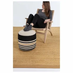 Hot Nanimarquina Pouf Kilim 2 | Noir