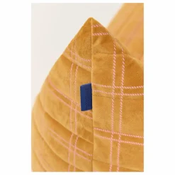 Nobodinoz Pouf long Oasis en eco-velours | Rose Hot