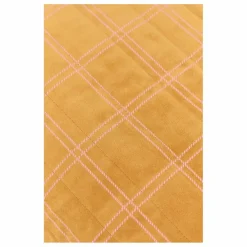 Nobodinoz Pouf long Oasis en eco-velours | Rose Hot