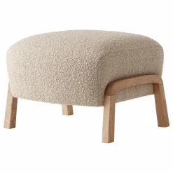 & Tradition Poufs, Matelas De Sol|Pouf ottoman Wulff ATD3, piètement en |