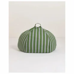 Nobodinoz Pouf rond Vibes | Vert foncé