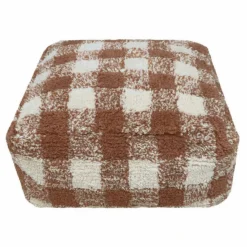 Outlet Lorena Canals Pouf Vichy | Toffee