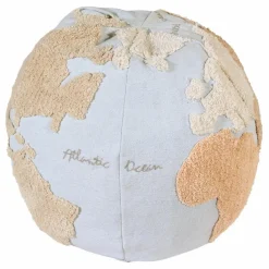 Lorena Canals Pouf World map | Bleu ciel Discount