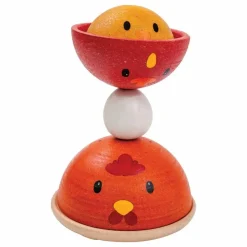 Plan Toys Jouets D'Éveil|Poule à empiler en bois
