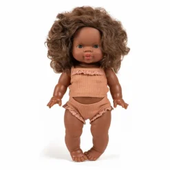 Minikane Poupées|Poupée Charlie en ensemble maille côtelée