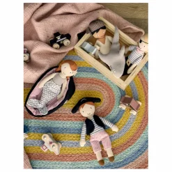 Bloomingville Mini Poupées Kate et Jonah en coton