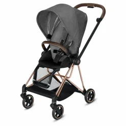 Cybex Poussettes|Puériculture|Poussette complète évolutive Mios chassis rose gold |