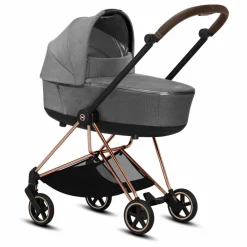 Cybex Poussettes|Puériculture|Poussette complète évolutive Mios chassis rose gold |