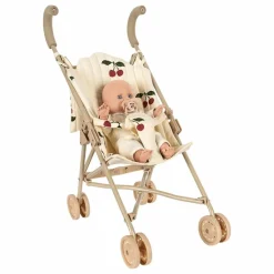 Konges Sløjd Poussette pour poupée Cherry et son poupon |